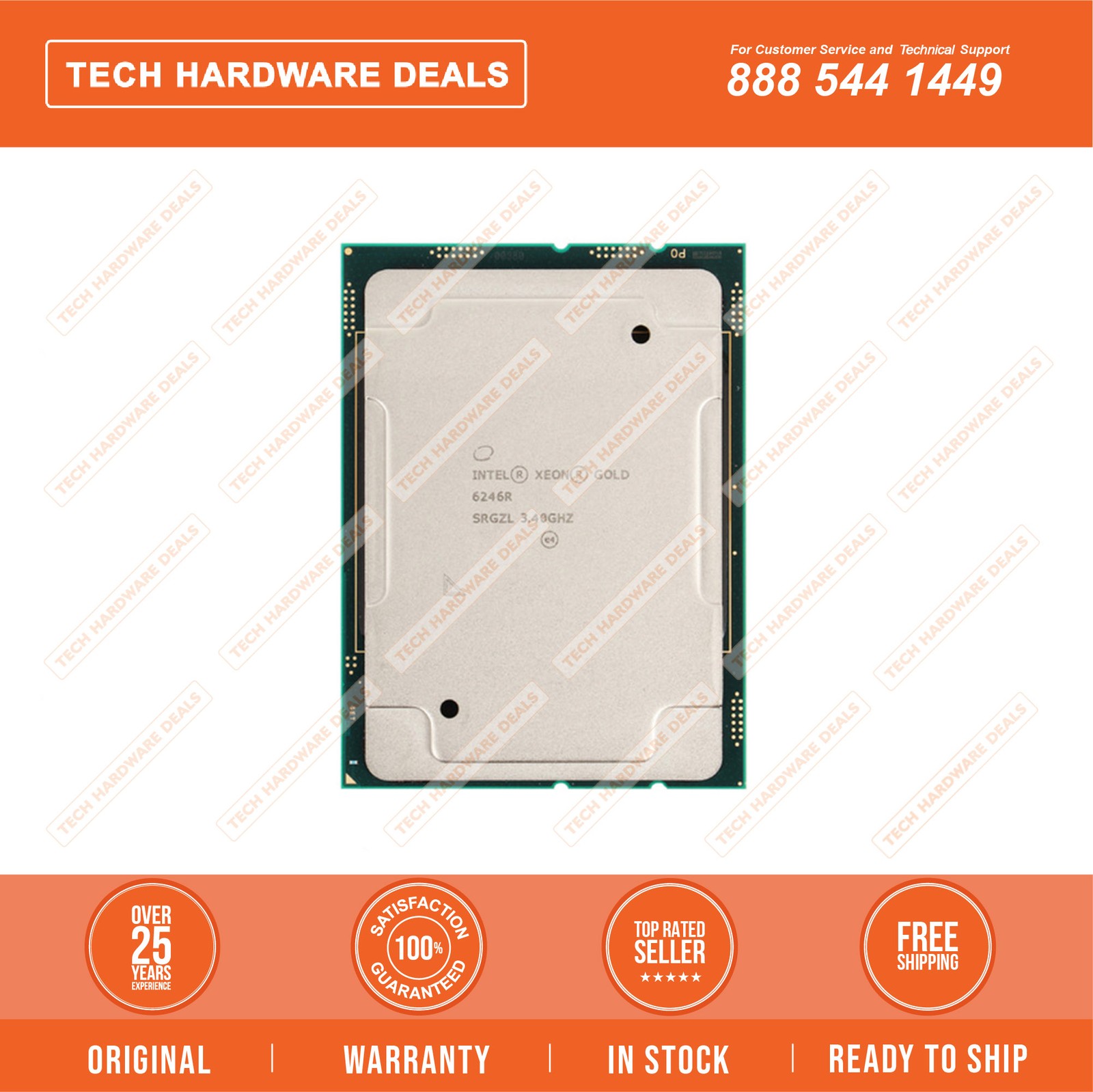 UCS-CPU-I6246R NEW BULK Intel Xeon Gold 6246R (35.75M Cache 16-core 3.40 GHz)
