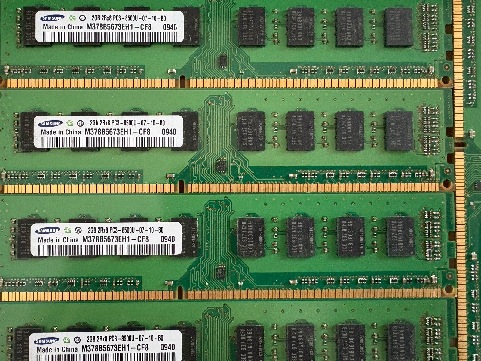 2GB DDR3 1066mhz Samsung M378B5673EH1-CF8 PC3-8500U 1066MHz DIMM TESTED