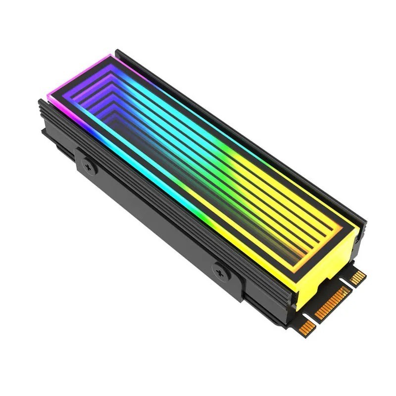 5V ARGB Sync Computer 2280 SSD M2 Radiator PC RGB M.2 Nvme Cooler Heatsink USA