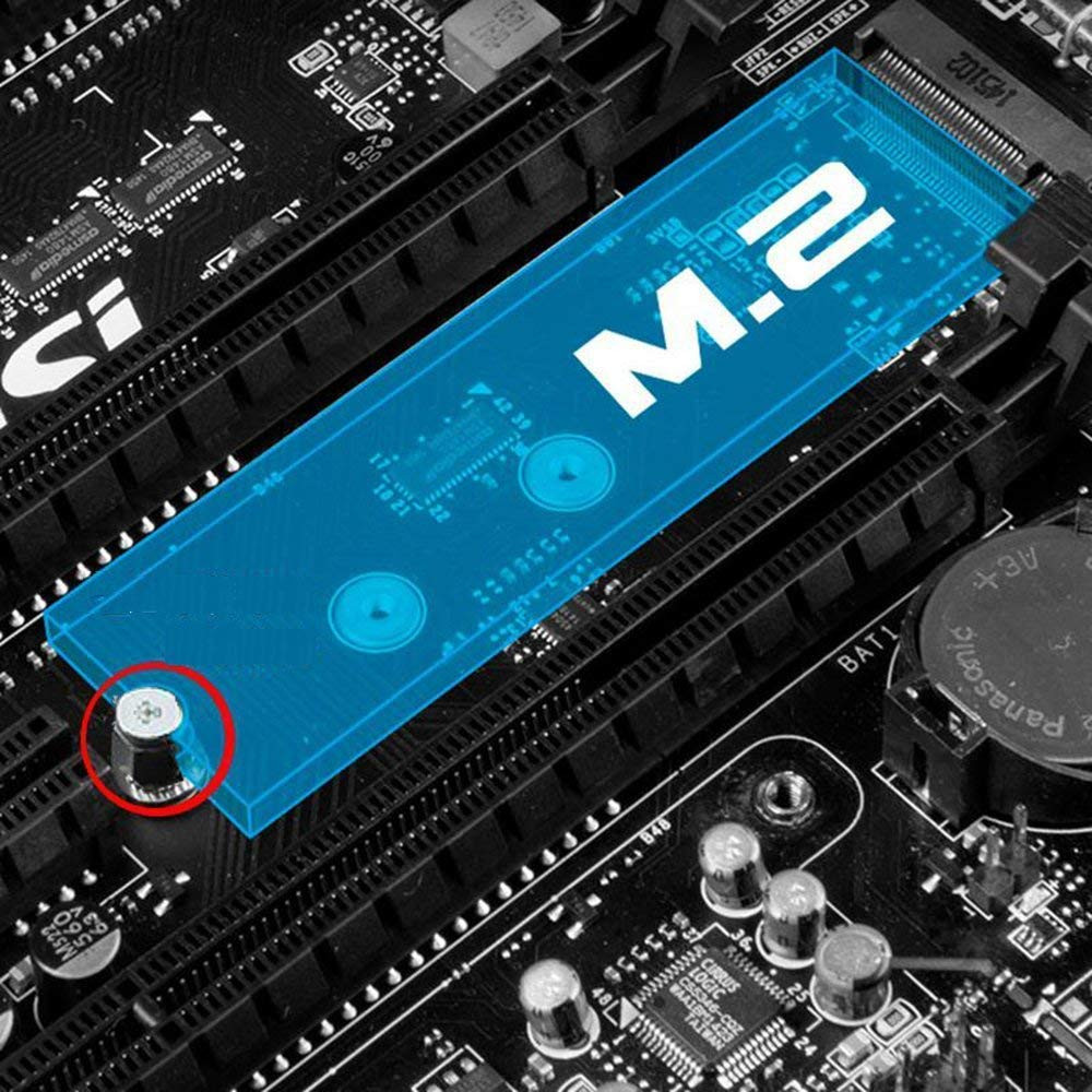 NVMe M.2 Mounting Screws Kit for Asus Gigabyte ASRock Msi PS5…