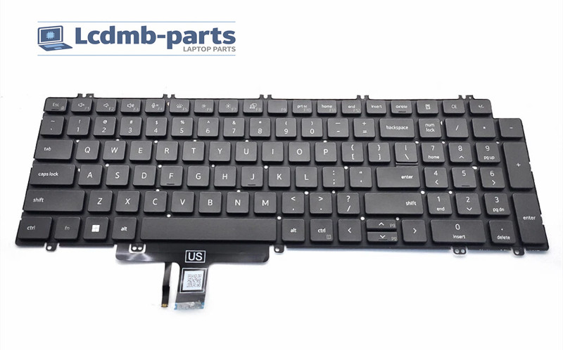 For Dell Latitude 5520 5521 Precision 3560 3561 Keyboard Backlit Fit 0N7N16
