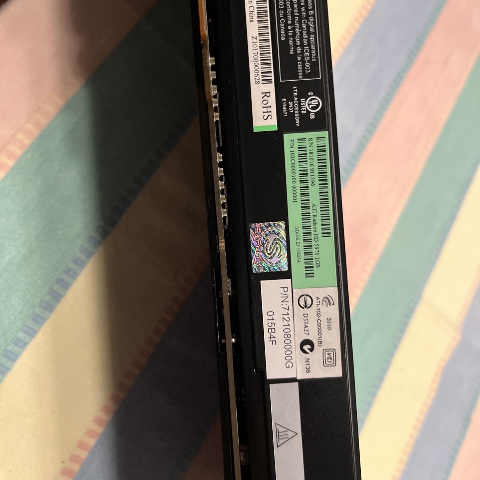The Sapphire Radeon HD 5970 2GB Video Card is a high-performance graphics card