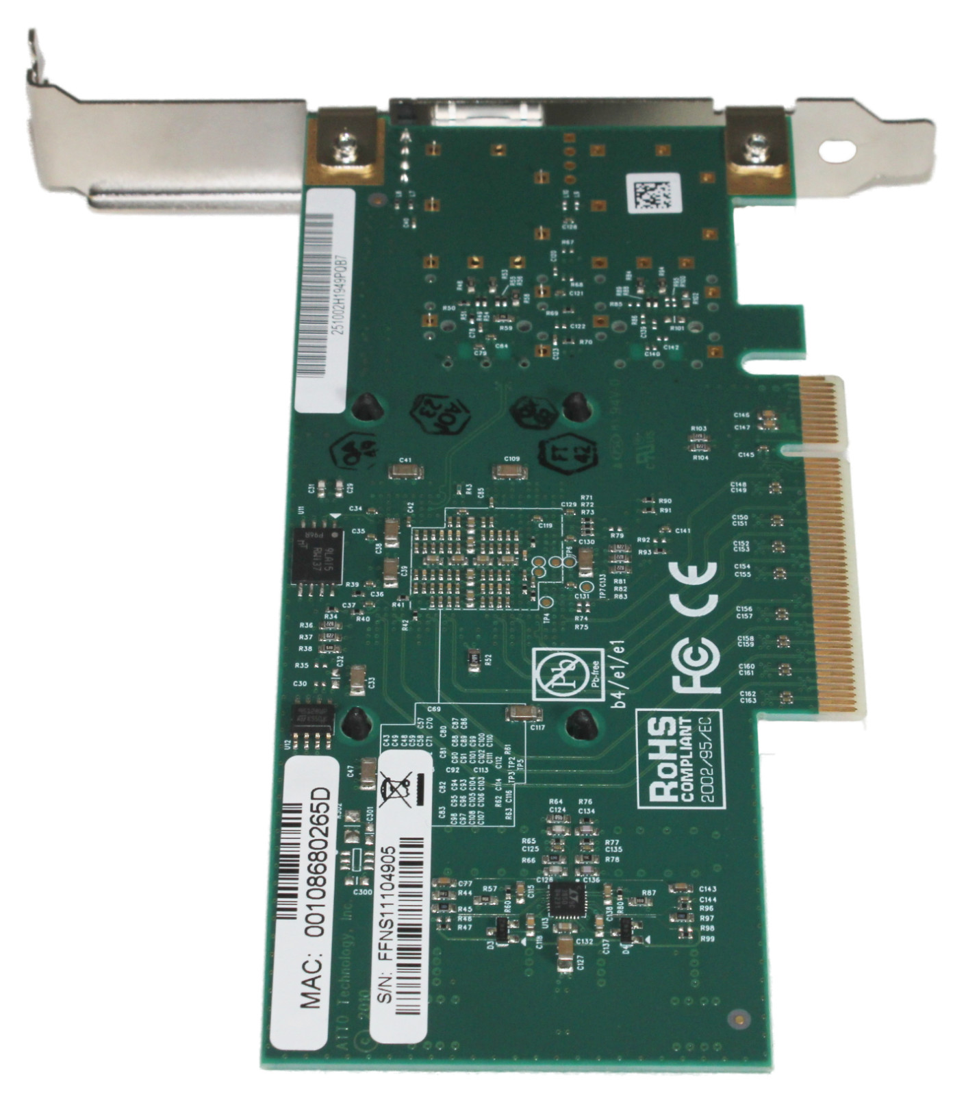 ATTO FastFrame NS11 Single-Port 10GbE SFP+ PCIe 2.0 Network Card FFRM-NS11-000
