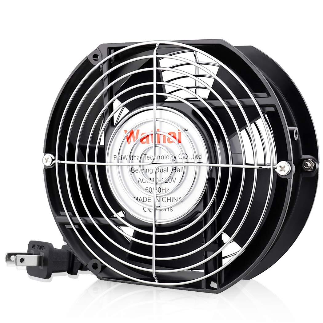 AC 110V 120V Axial Fan Big Airflow High Speed Dual Ball 172mm x 150mm x 51mm …