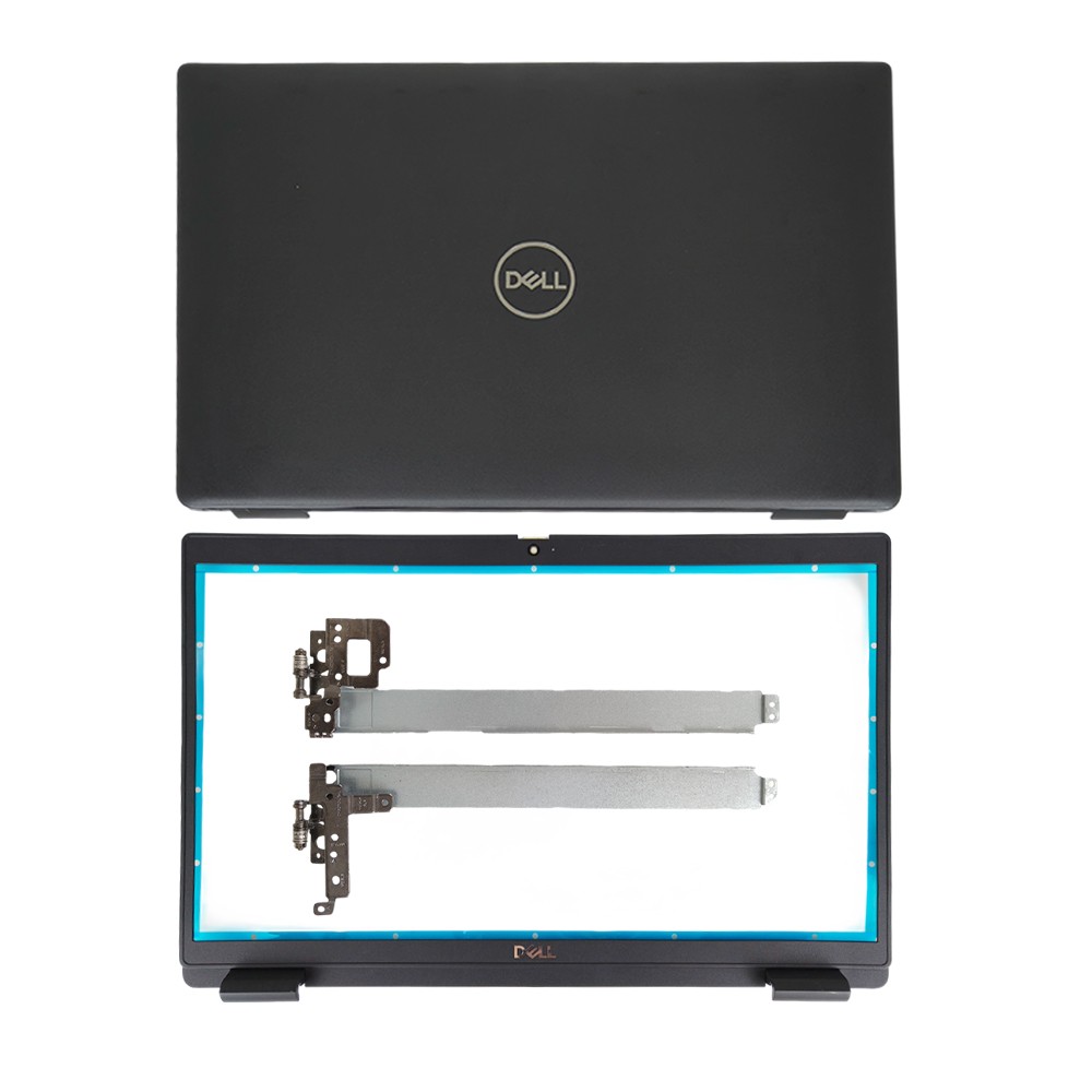 New Back Cover+Bezel+Hinges For Dell Latitude 15 3520 E3520 017XCF 0WXN5F 04Y37V