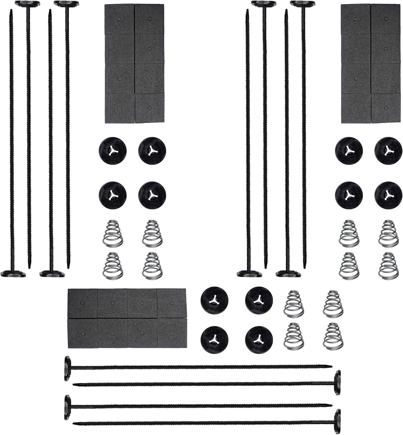 Automotive Fan Mounting Kit Radiator Fan Zip Ties Clips Mounting Kit Electric