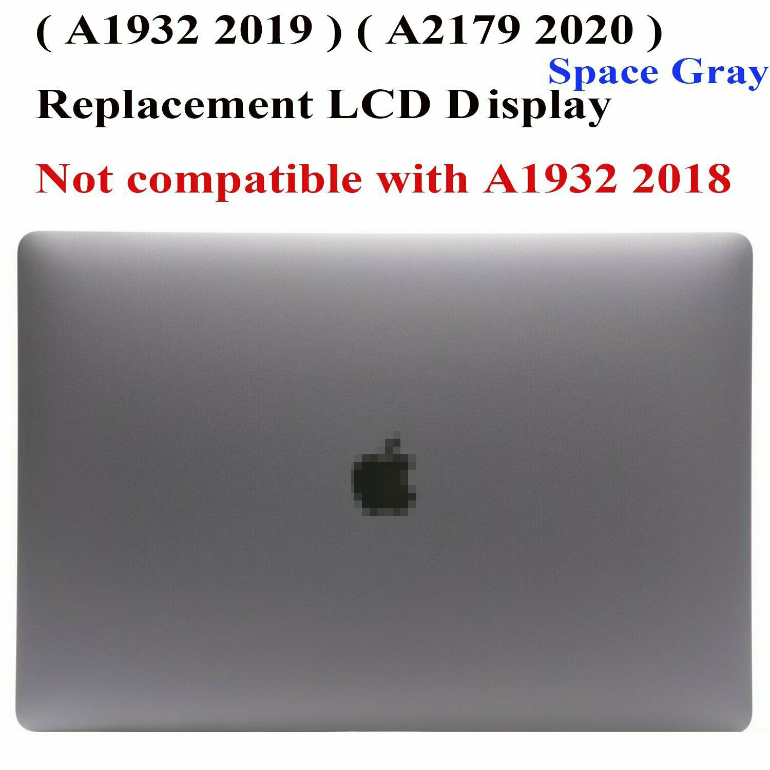 Apple Macbook Air 13″ A1932 2019 A2179 2020 Gray LCD Screen Assembly 661-15389