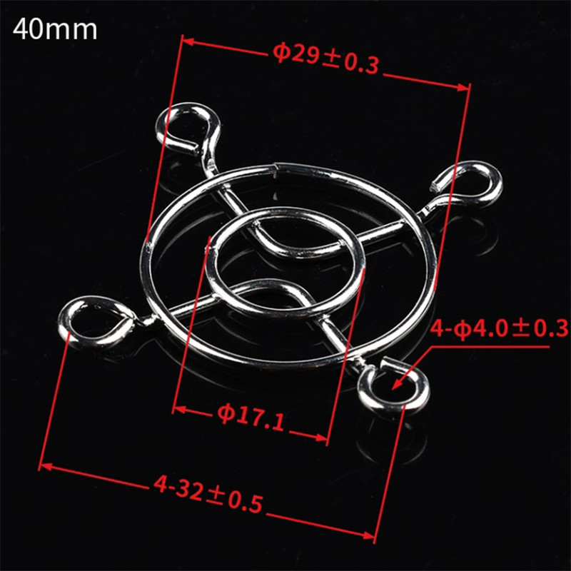 4CM-12CM Fan Protection Net Dust-proof Iron Mesh Cover Metal Heat Sink 40-120mm