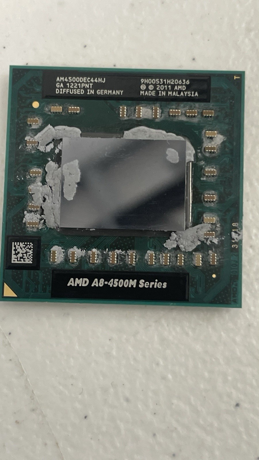 2011 AMD A8-4500M Series Processor AM4500DEC44HJ CPU FS1 x86 1.9 GHz / 2.8 GHz