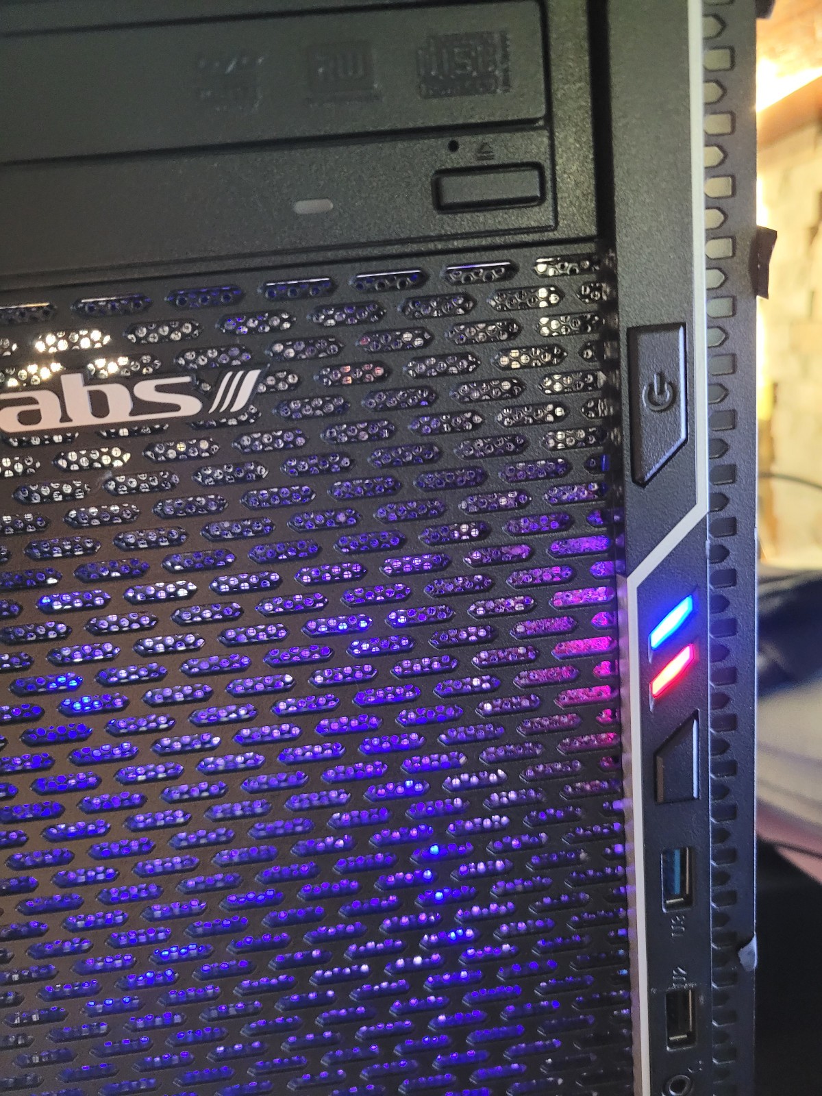 RoseWill Desktop Pc Case Mini Tower Size, Micro ATX Size. AS IS