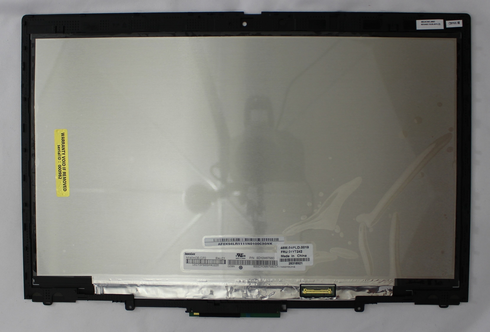 01YT242 – Lenovo ThinkPad X1 YOGA 3RD GEN 14 inch FHD HDCAM Bezel Touchscreen