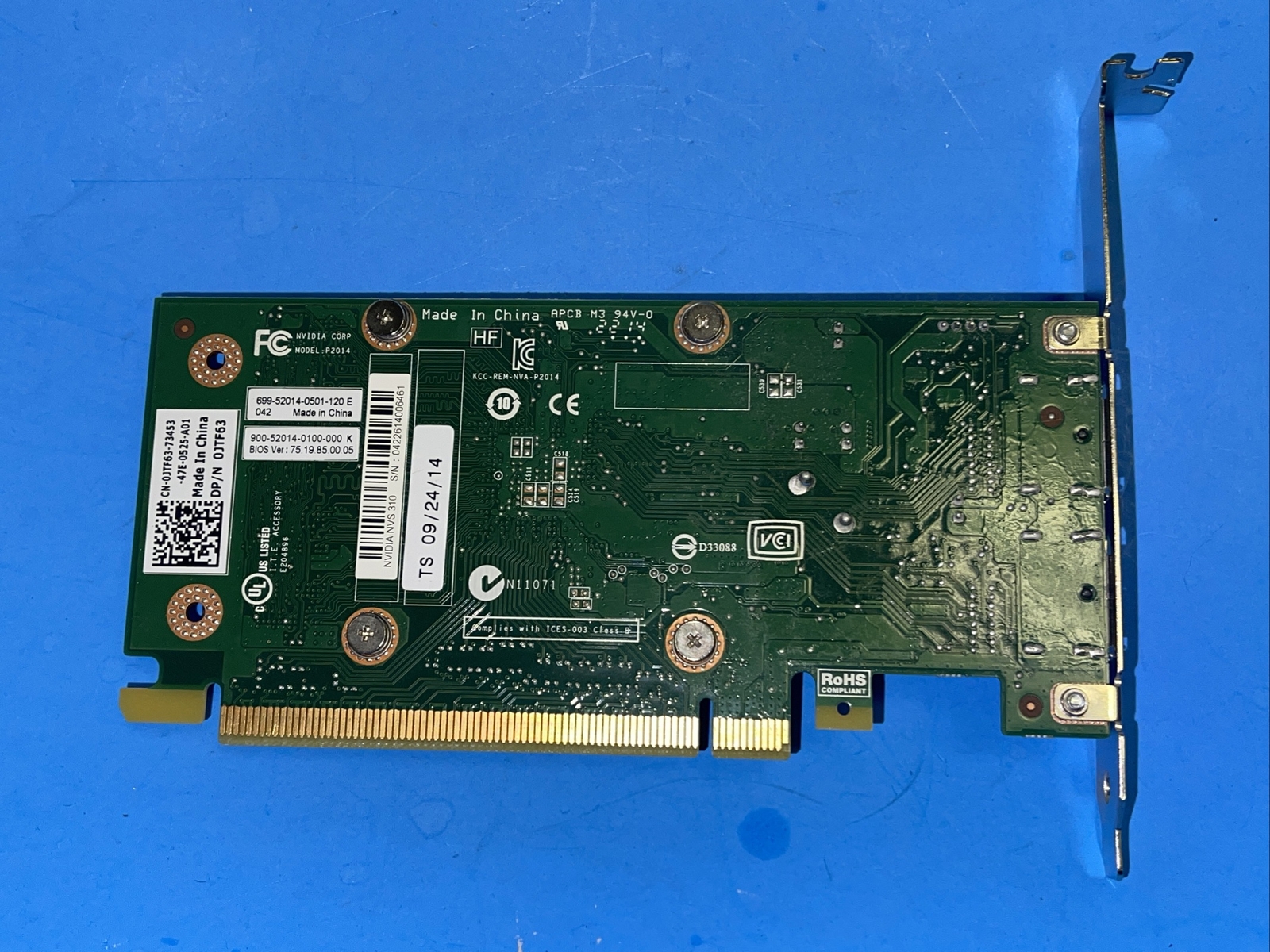 NVIDIA NVS 310 512 MB DDR3 SDRAM PCI Express x16 Graphics adapter (NVS310)