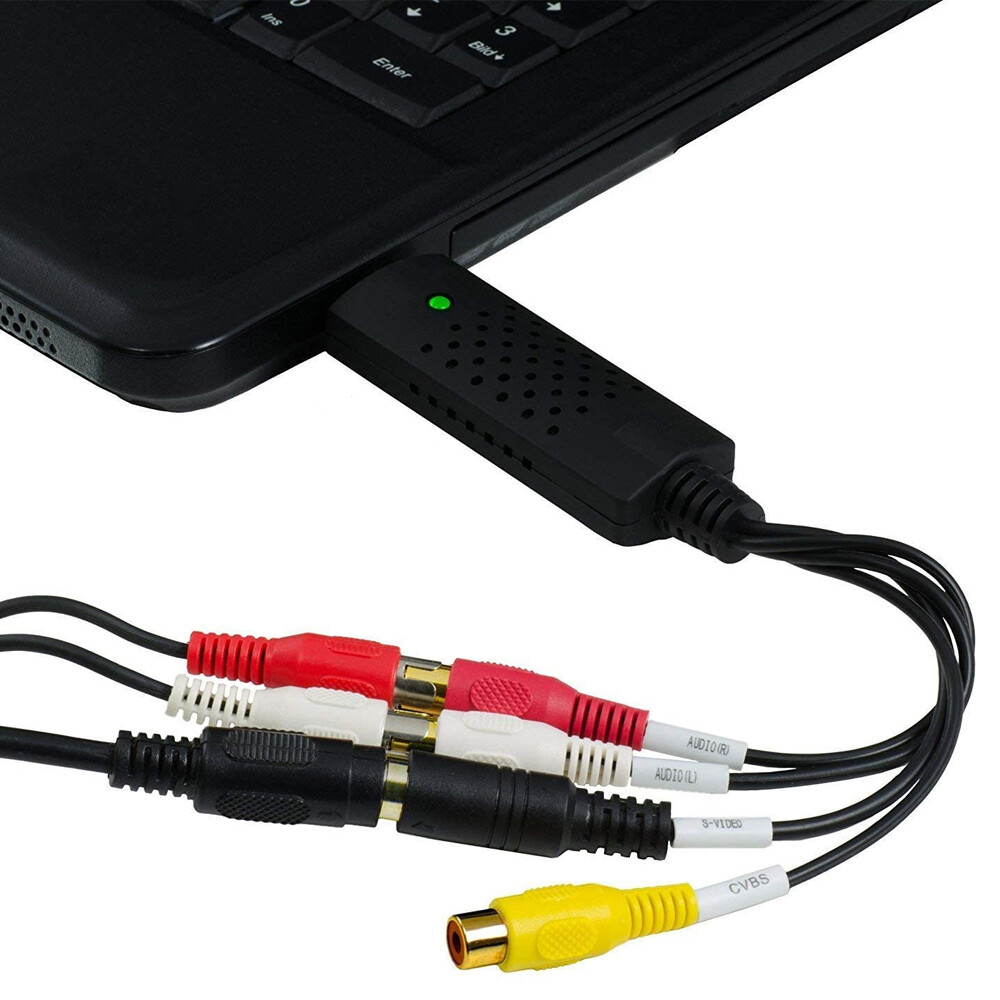 USB 2.0 Audio Video VHS VCR to DVD Converter Capture Card Adapter Digital Format