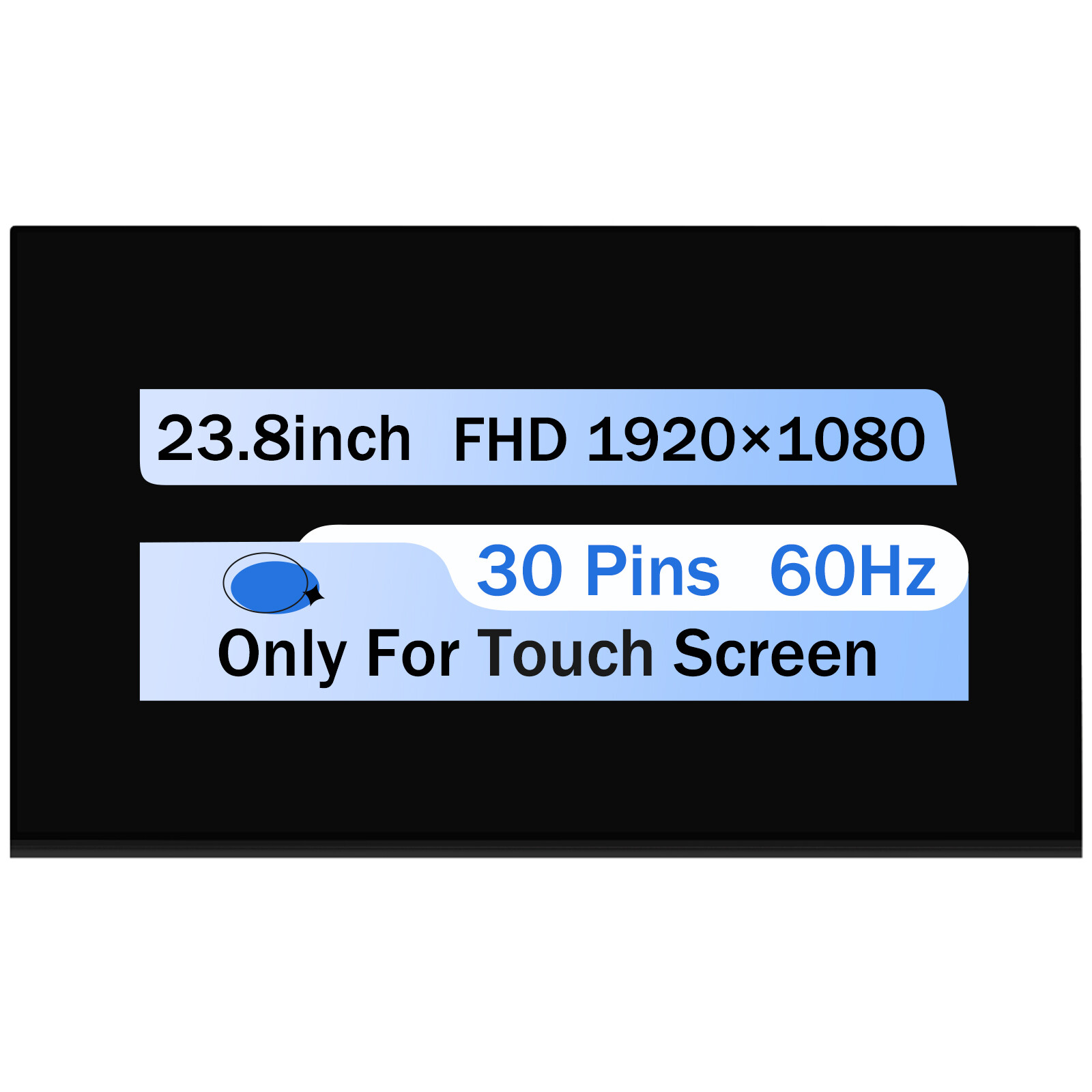 L17303-274 23.8″ for HP All-in-One 24-K 24-k0234 LCD FHD Touch Screen Display
