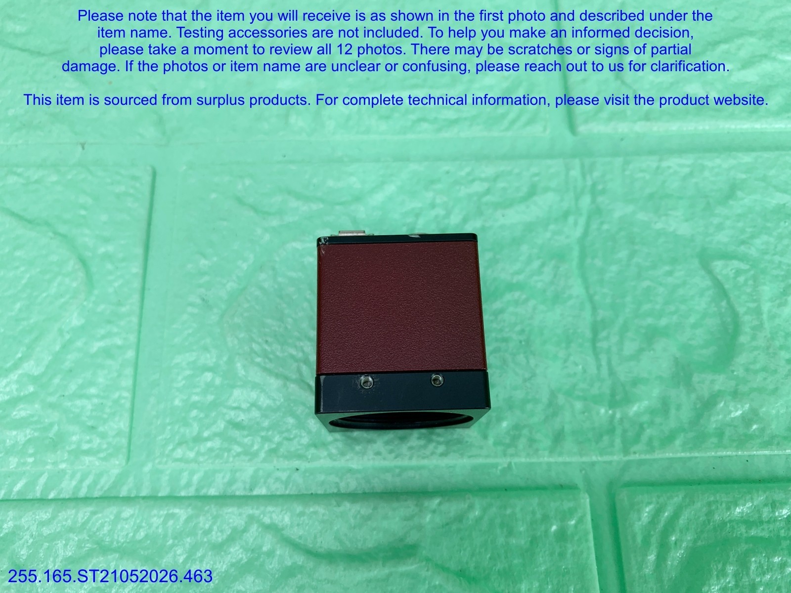 ALLIED GF 046B ASG Industrial Camera as in photos, sn:9209, Promotion