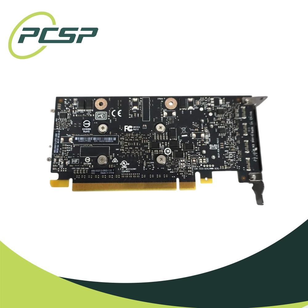 Lenovo 00FC964 Nvidia Quadro P1000 4GB GDDR5 Graphics Card 4x Mini DisplayPort