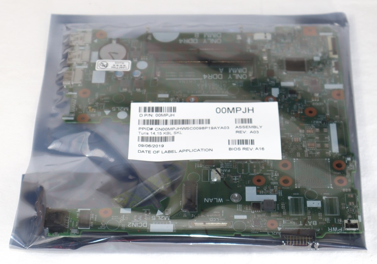 NEW Dell 0MPJH Inspiron 15 (3467) (3567) Motherboard Core i3-7020U UMA Graphics