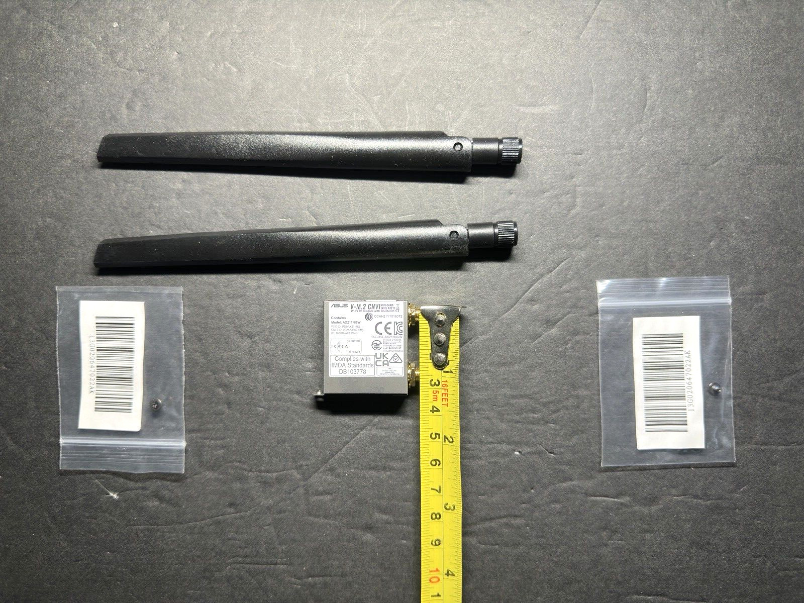 🔥Genuine ASUS Z790 Intel AX211NGW WIFI 6E Tri Band Bluetooth Adapter w/Antenna