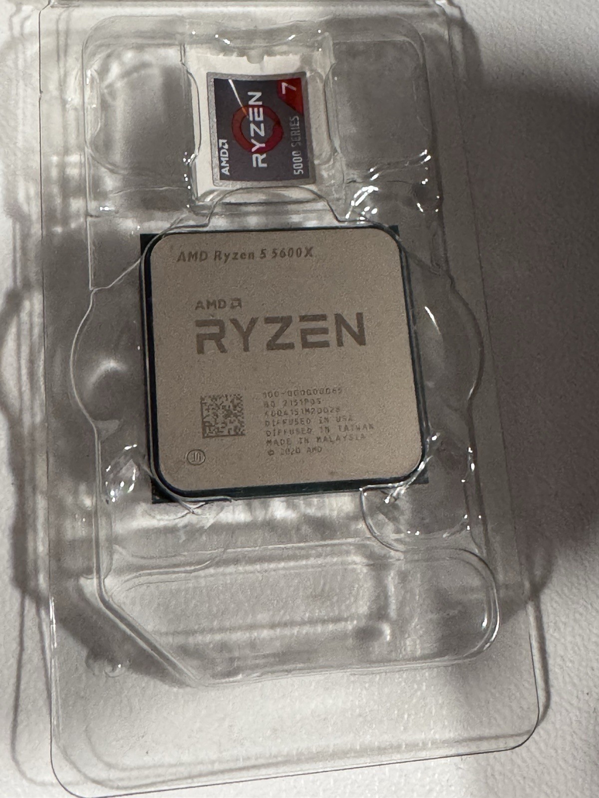 AMD Ryzen 5 5600X Desktop Processor 4.6GHz 6 Cores Socket AM4 with Fan