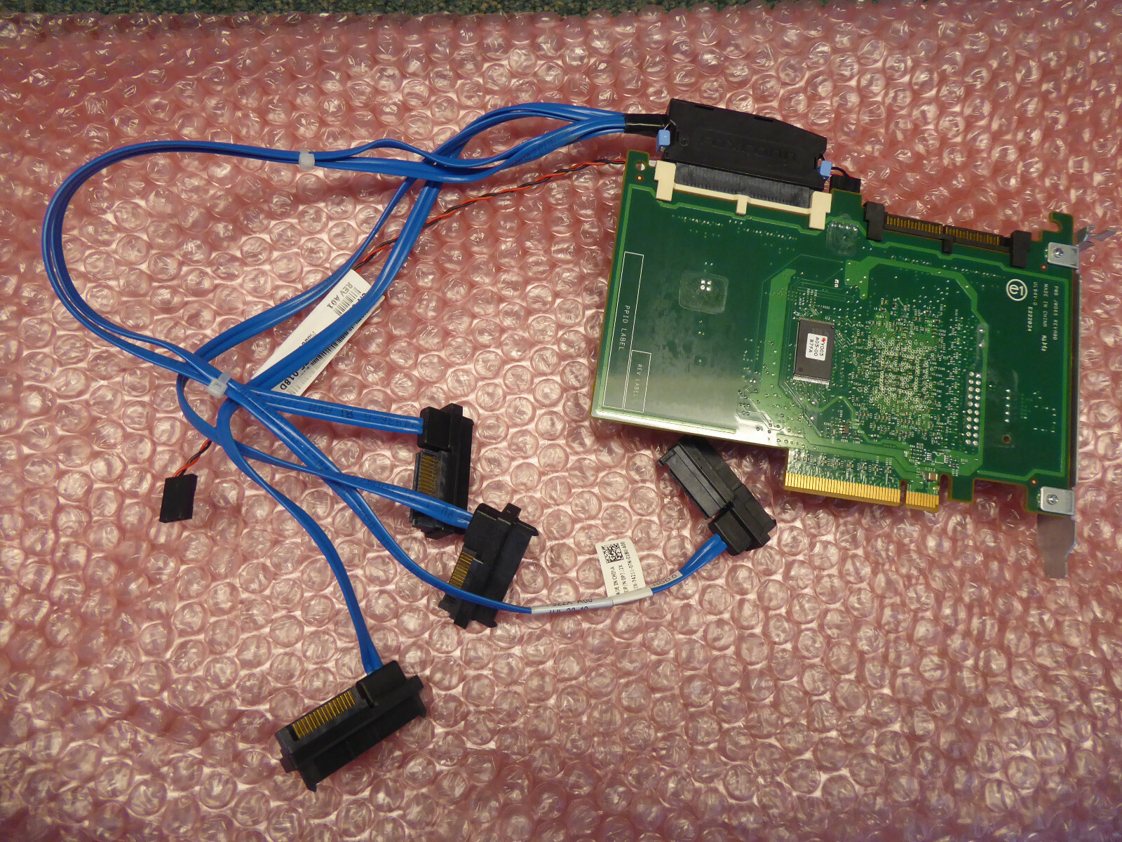 DELL JW063 PERC 6/iR RAID CARD PCI-e 4 DROP CABLE P322X T3500 T5500 T7500 T5400