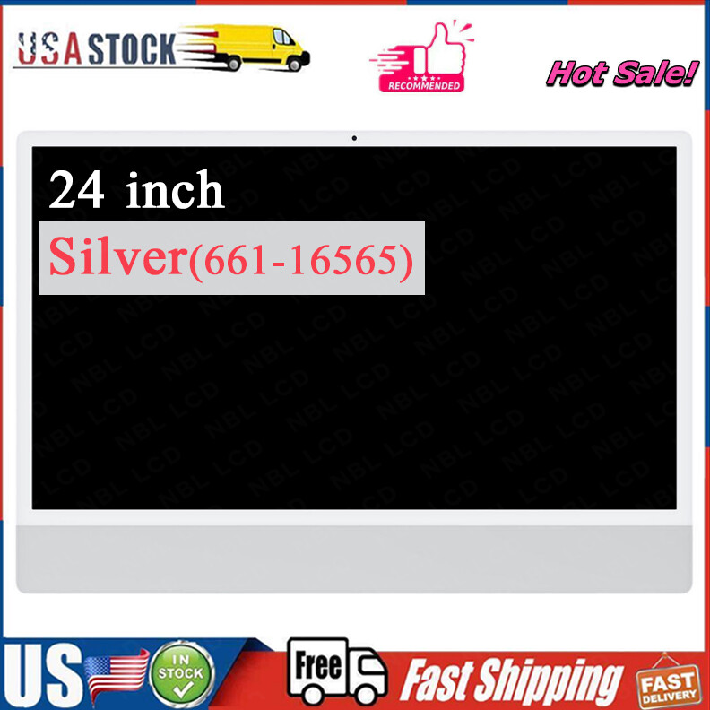 24.0″ For Apple iMac M1 2021 A2438 A2439 LCD Screen Assembly LM235UH1(SD)(C1)