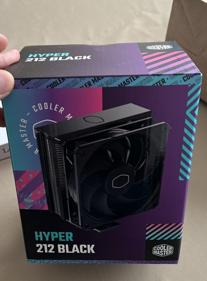 NEW Cooler Master Hyper 212 Black Edition CPU Cooler 120mm RR-212S-20PK-R2