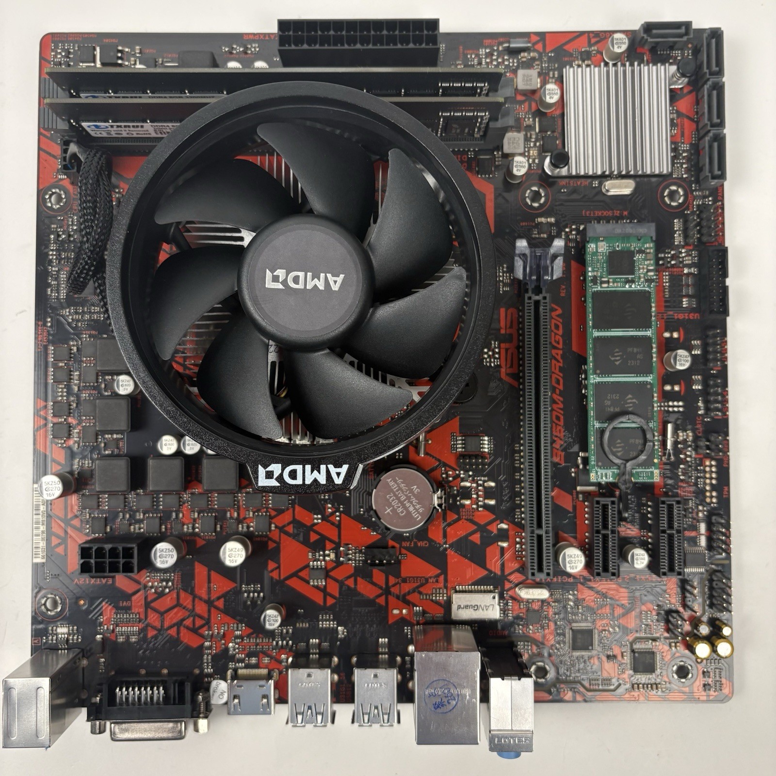 AMD Ryzen 5 5600X Gaming Motherboard CPU 256GB SSD Combo 16GB Asus Windows 11
