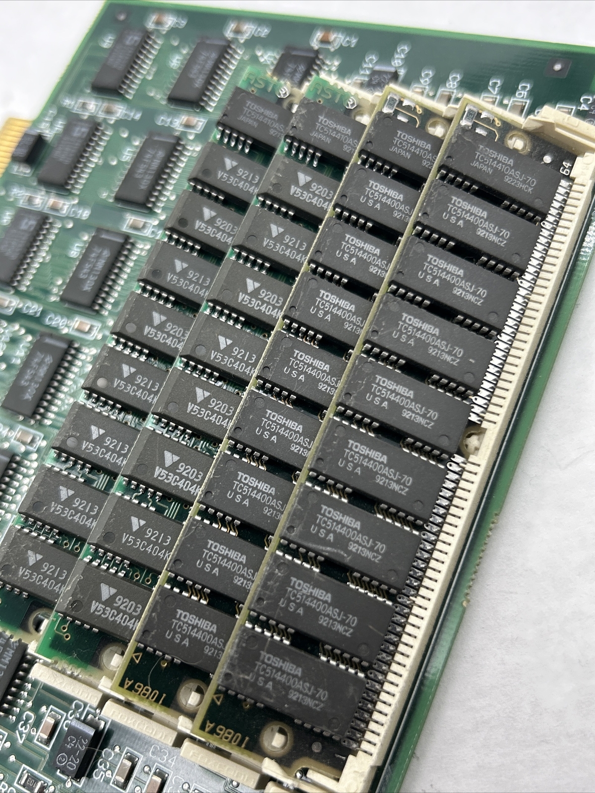 AST Intel 486 DX 33 mhz CPU Card 16MB Ram AST RESEARCH # 202397 ( 4x 4mb ) 64pin
