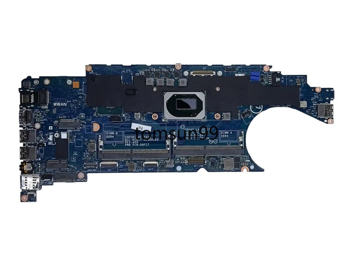 For Dell Latitude 5411 Motherboard LA-J271P 04FW87 W/ i5-10300H i7-10850H CPU