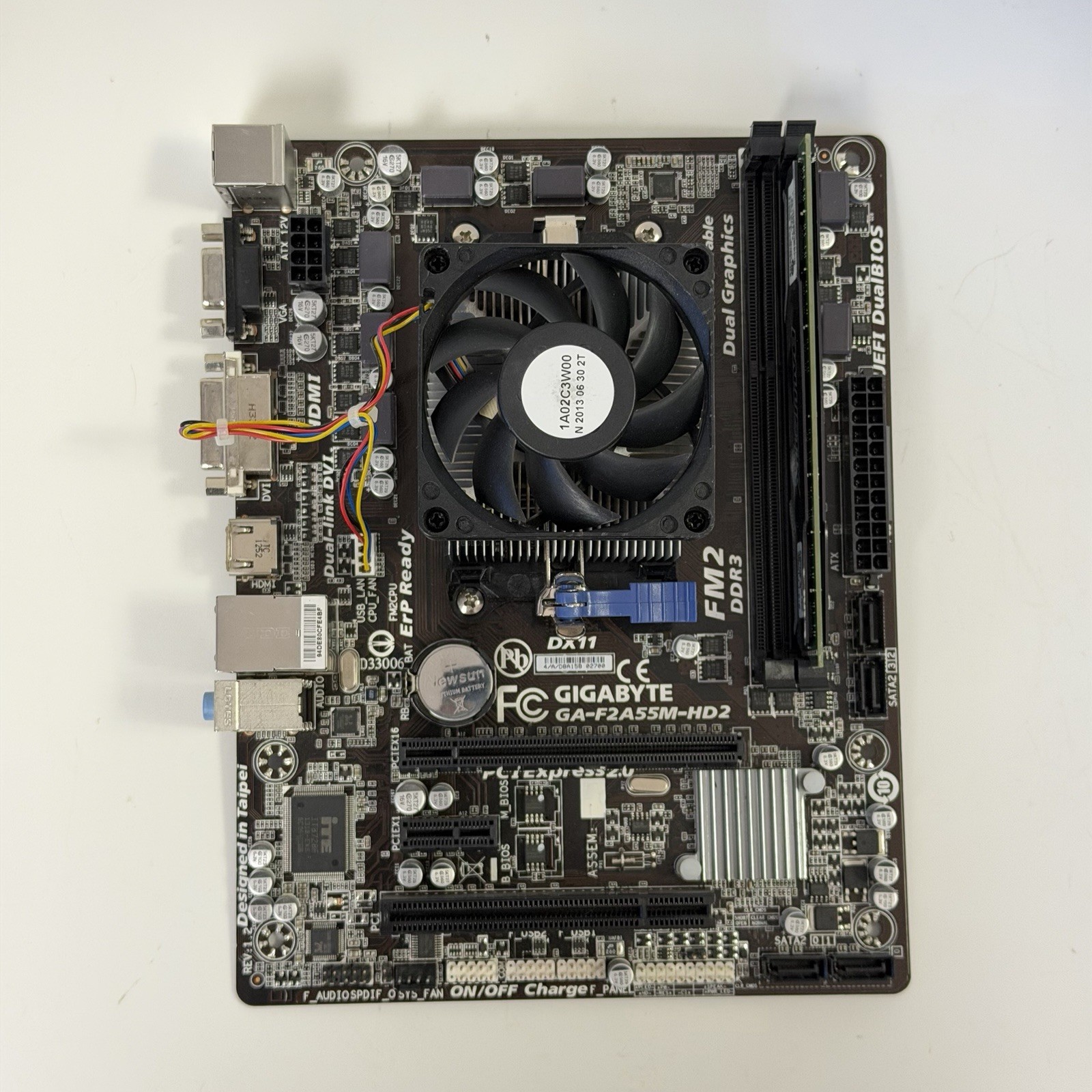 Gigabyte GA-F2A55M-HD2 Socket FM2+ Motherboard | AMD A10-5800K | 8GB DDR3 TESTED