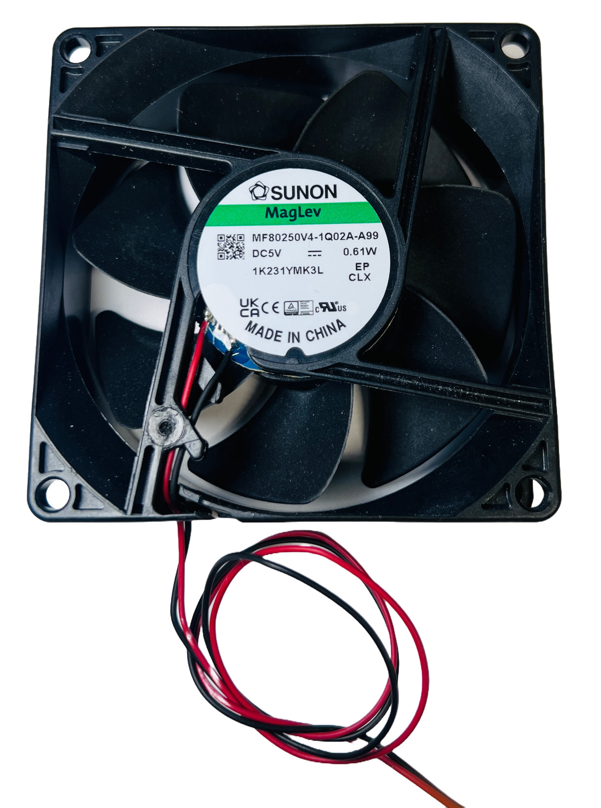 SUNON MagLev Fan MF80250V4-1Q02A-A99 DC Fans Axial Fan, 80x80x25mm, 5VDC