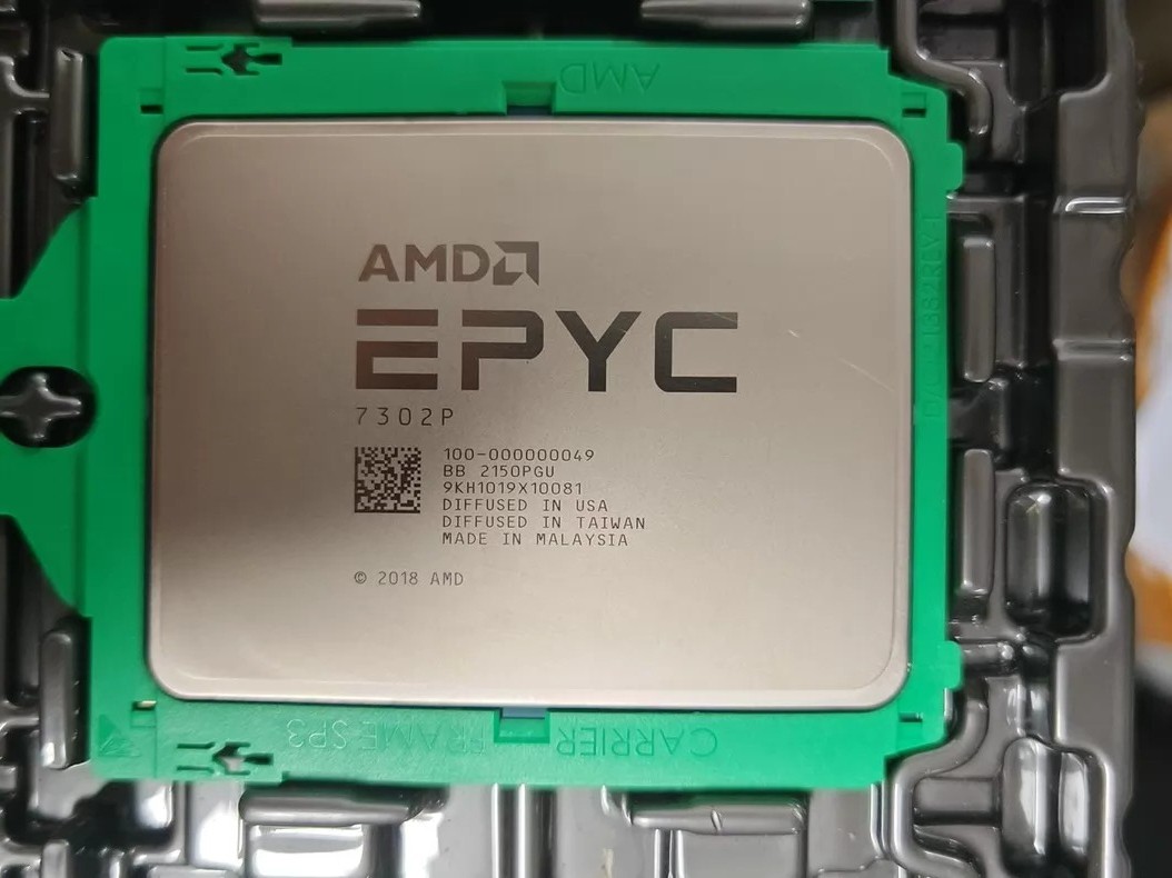 AMD EPYC 7302P Unlocked 3.0GHz 16-Cores 32-Threads 155W 128MB SP3 CPU Processor