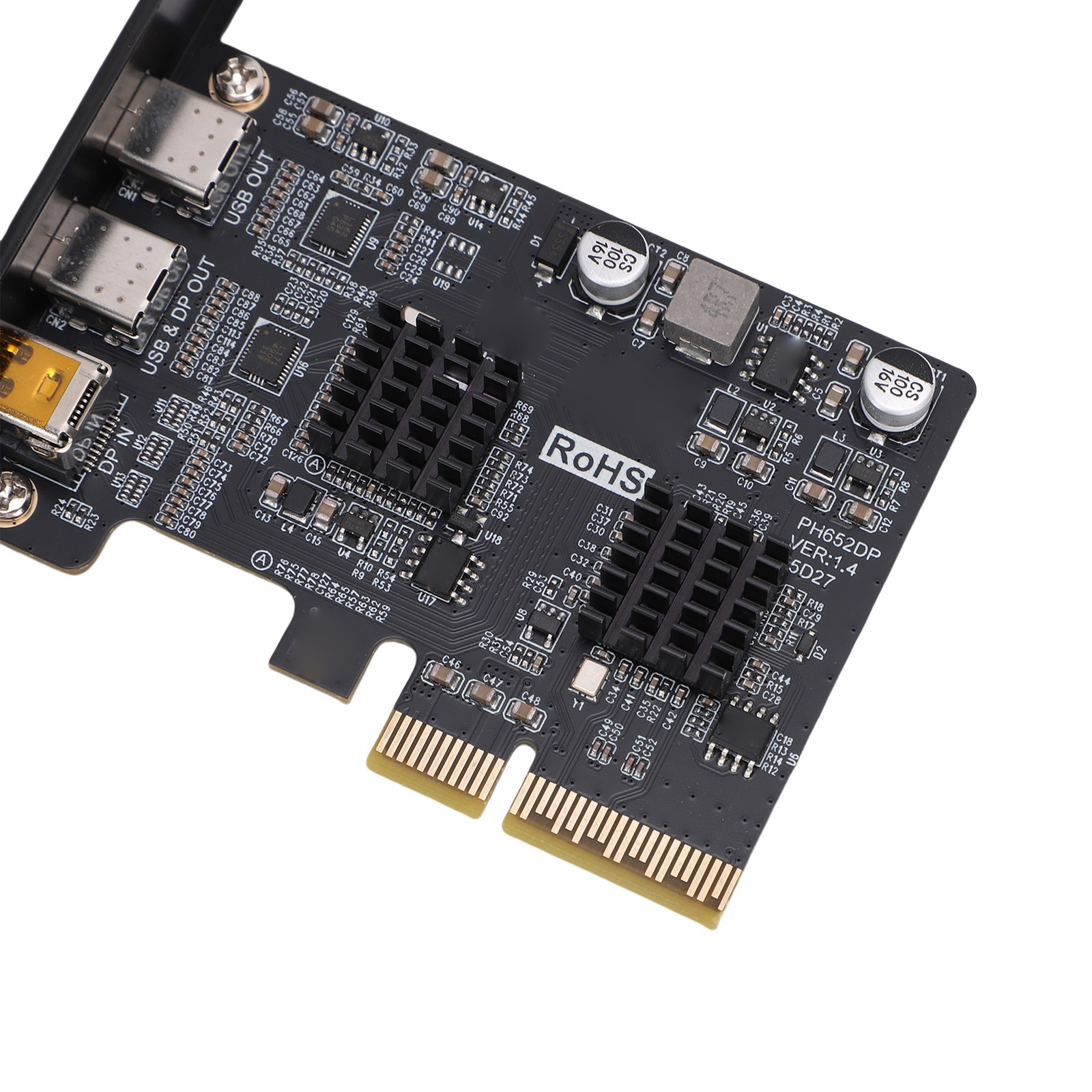Type-C Expansion Card USB3.0 10G PCIe Card Support DisplayPort Video 4K 60HZ HOT