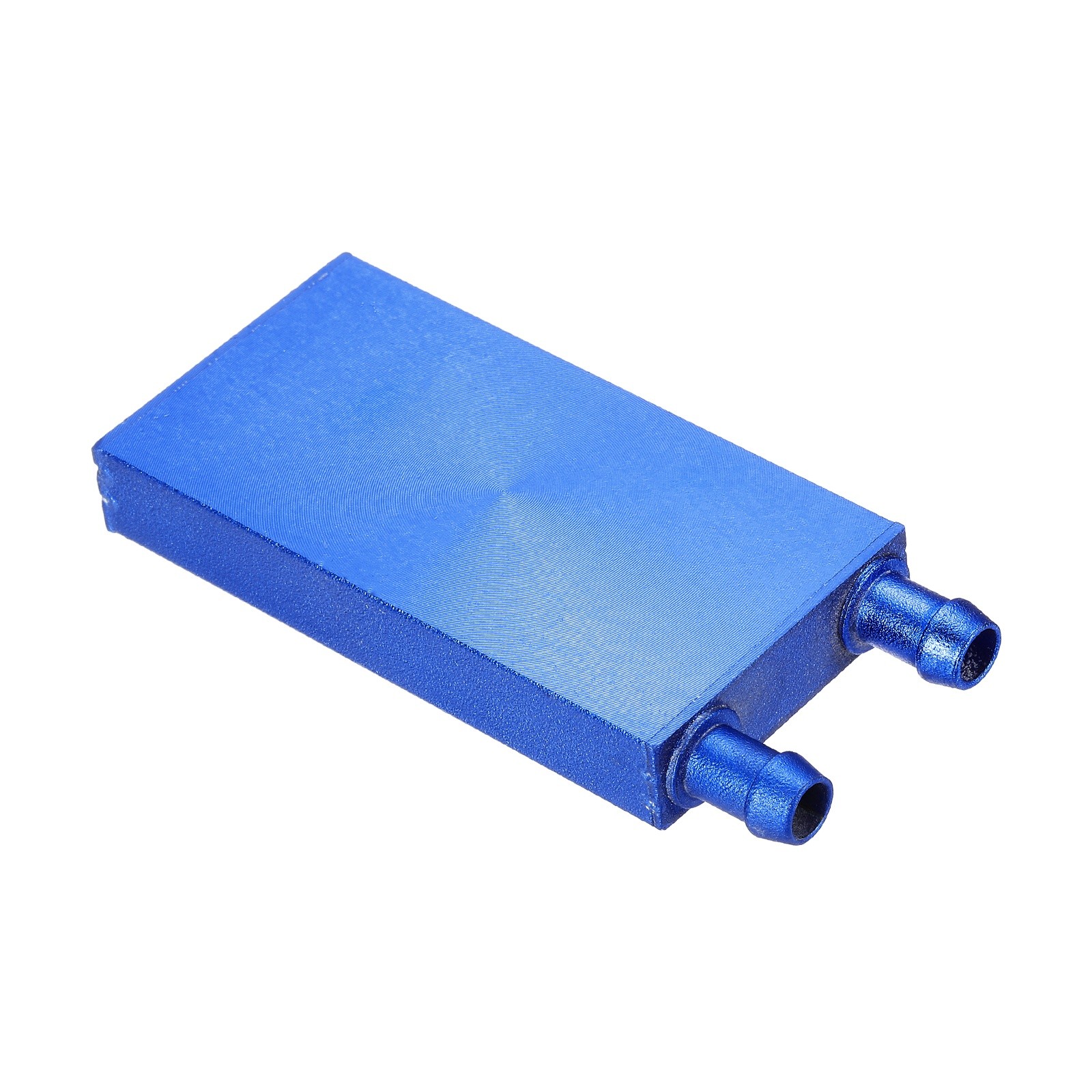 Aluminum Water Cooling Block 40x80x12mm Liquid Cooler Heat Sink Systems Blue