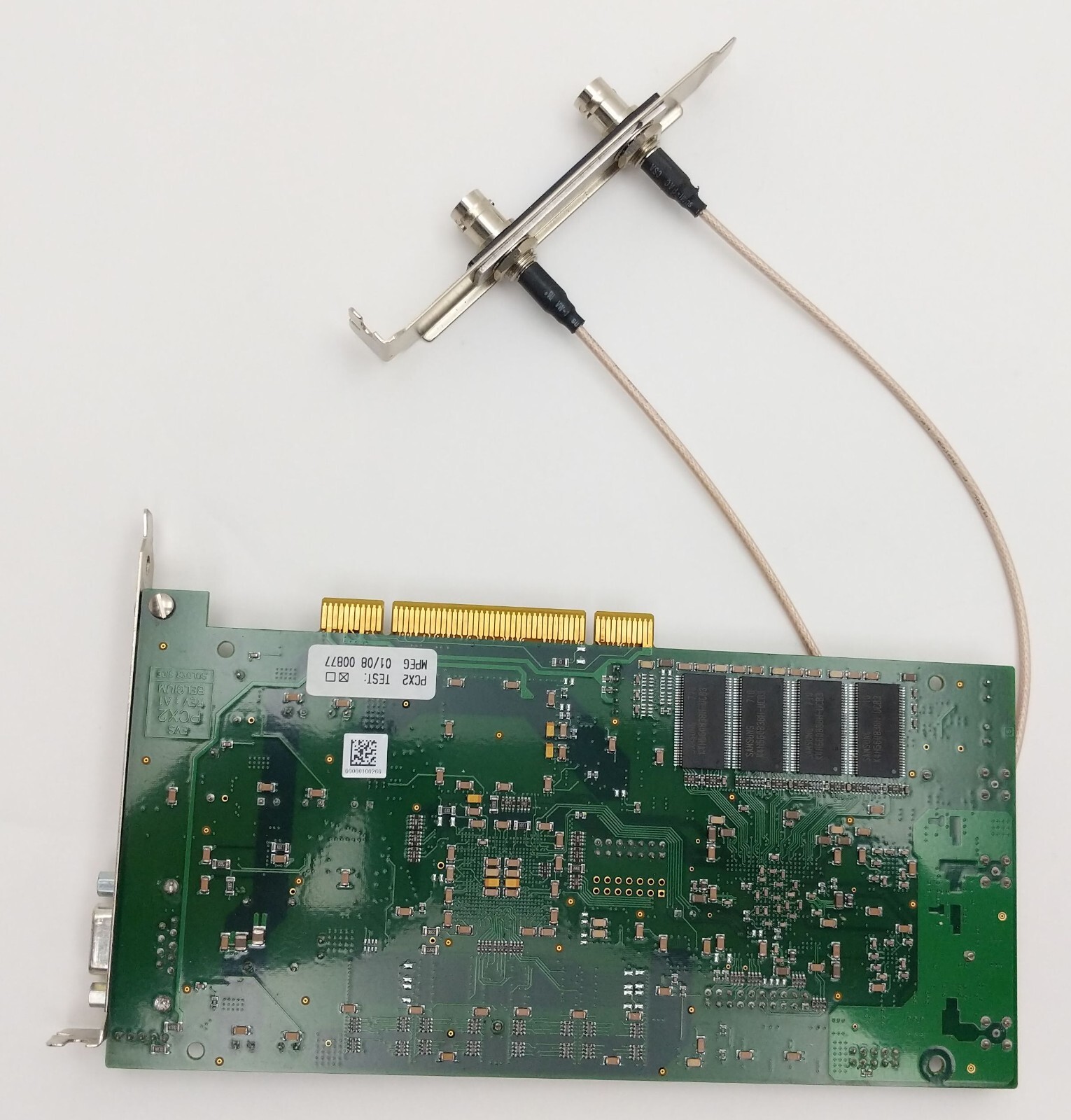 Altera Stratix EVS PCX2 Rev A1 XNet2 540/1500 In Out MPEG PCI Video Capture Card