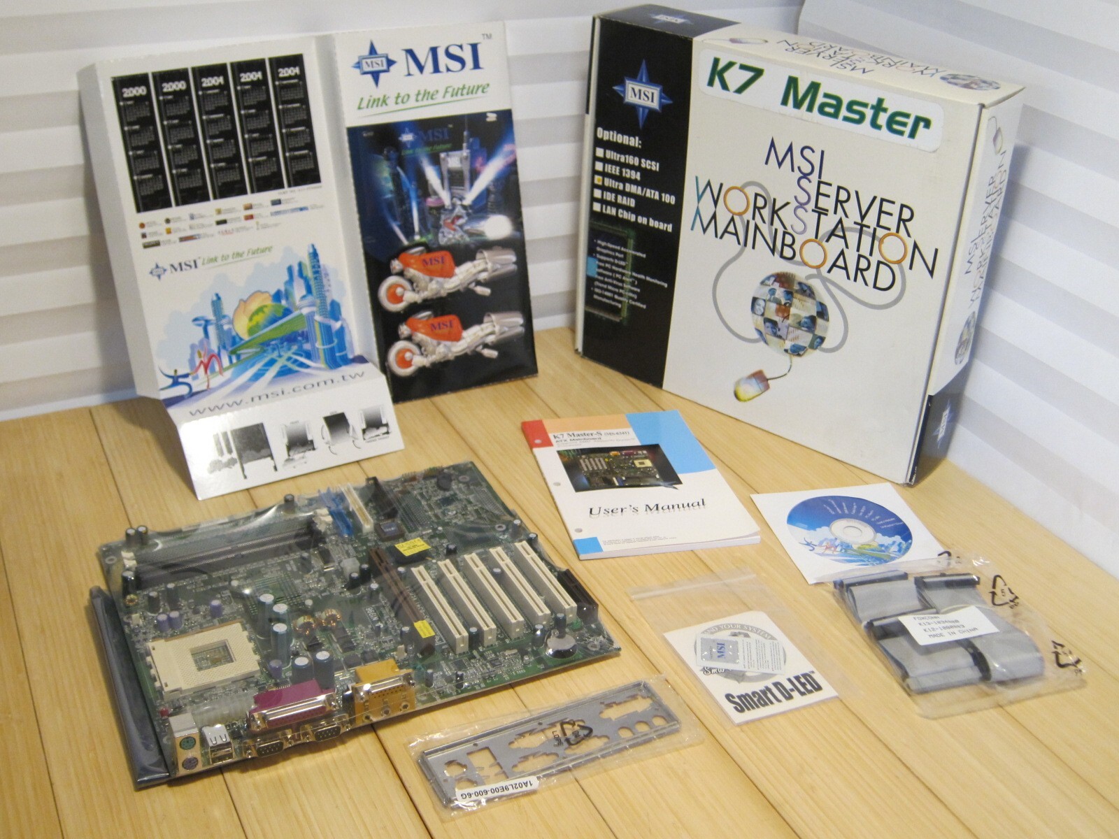 NOS! MSI K7 Master MS-6341 Ver 1.1 Socket 462/A AMD Athlon Duron ATX Motherboard