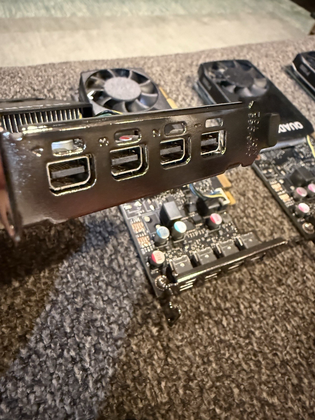 NVIDIA Quadro P1000 4GB GDDR5 Graphics Card + NetScout NT200A02-01 Lot of (10)