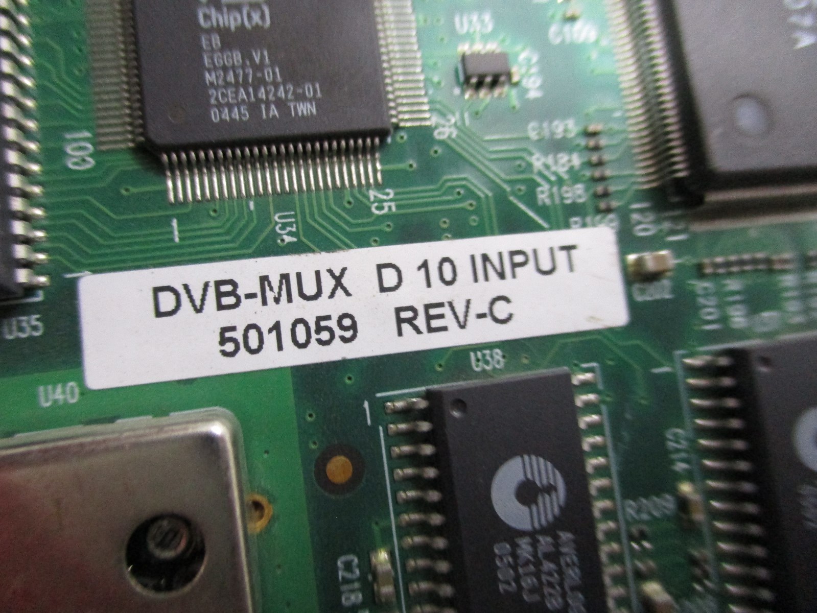 DVB-MUX D10 INPUT 501059 REV-C HANNSTAR BOARD