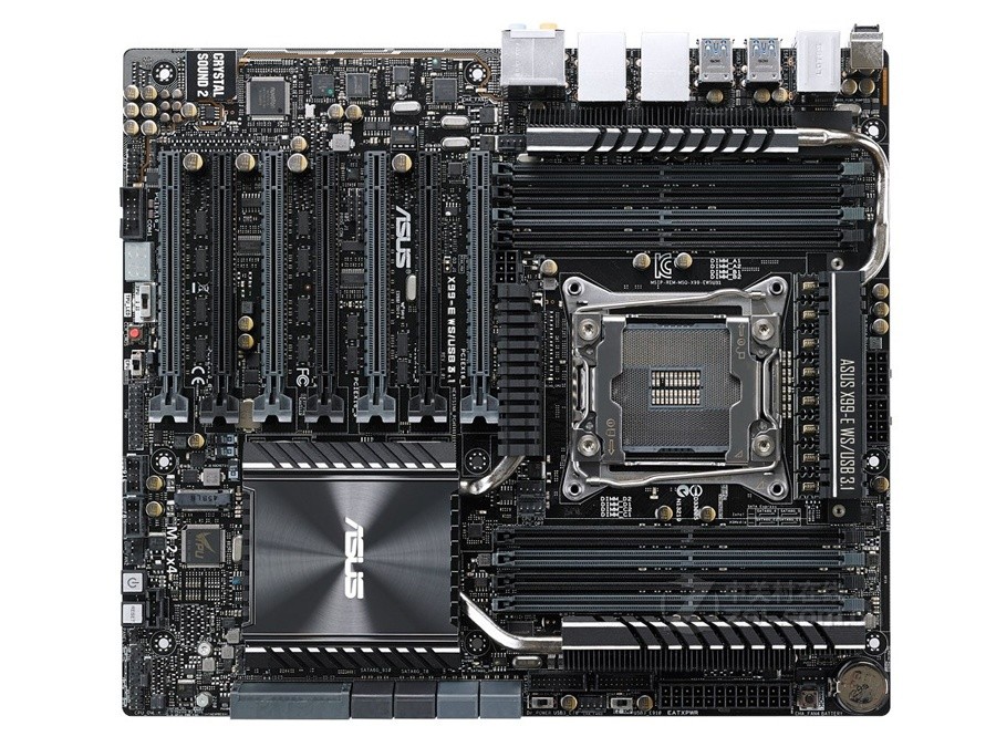 For ASUS X99-E WS/USB 3.1 motherboard X99 LGA2011-V3 8*DDR4 128G E-ATX Tested OK