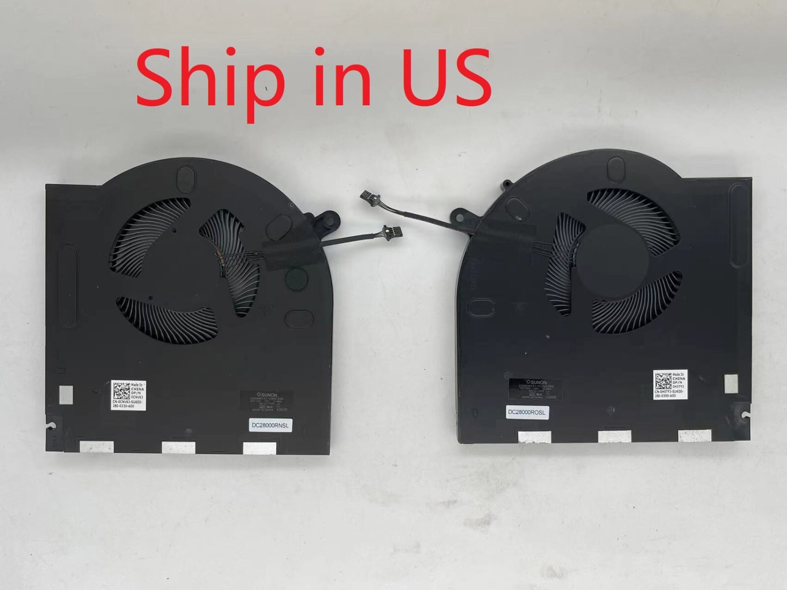 CPU+GPU Fan for Alienware M17 R3 R4 DC28000ROSL DC28000RNSL 0H5TYJ 0CNV63