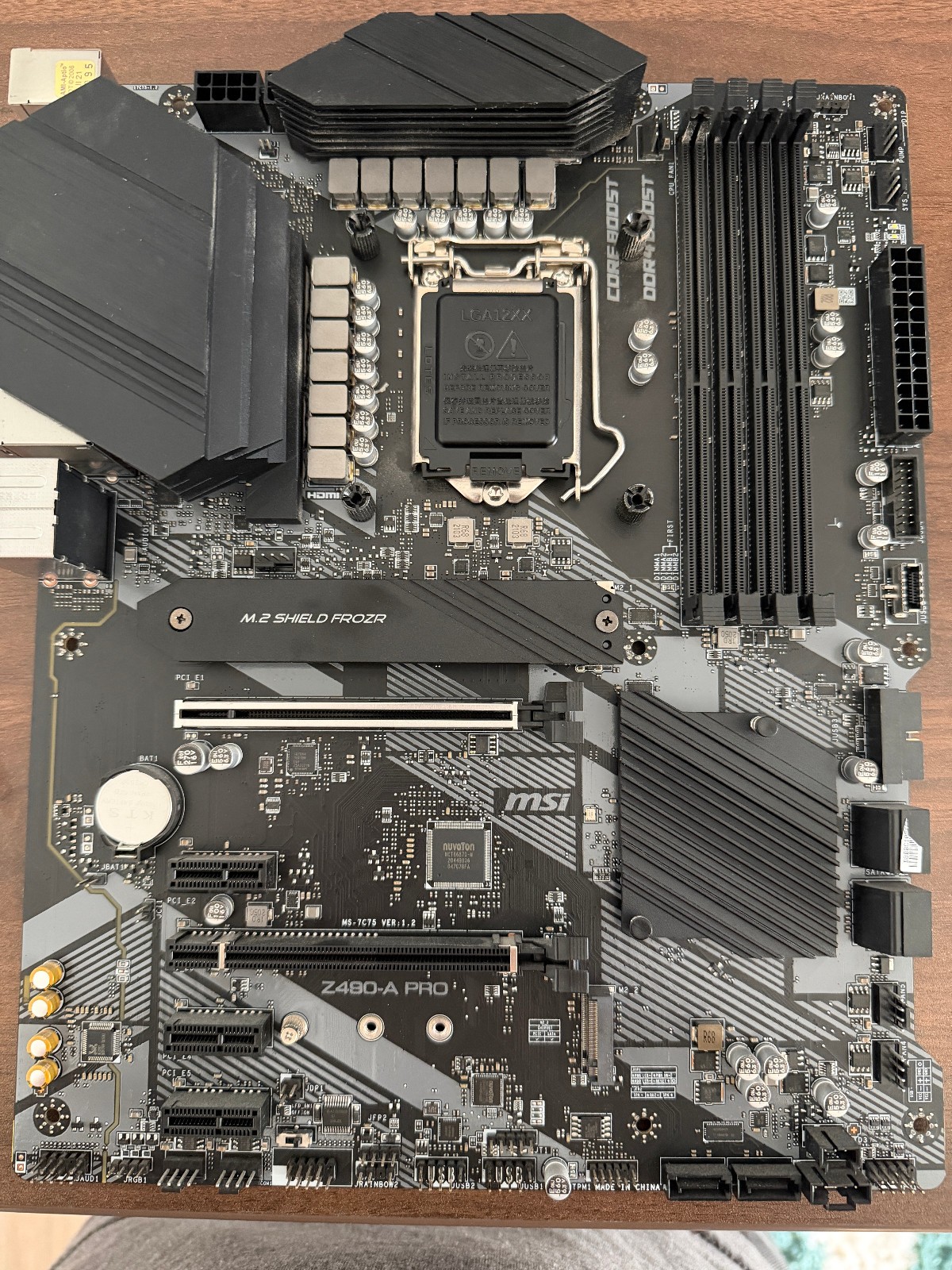 MSI Z490-A PRO LGA 1200 Intel Motherboard (NO I/O Shield)