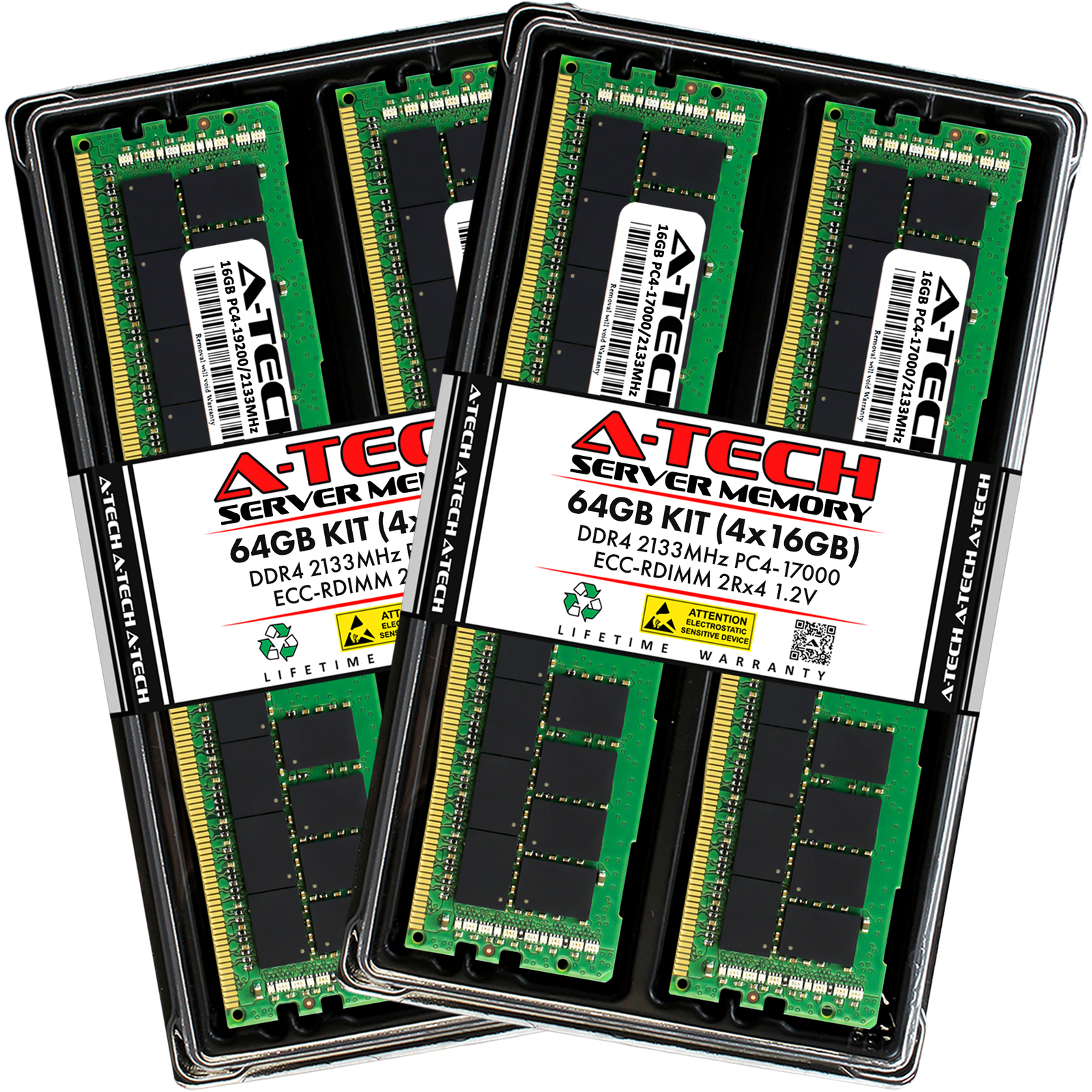 64GB 4x 16GB PC4-2133 RDIMM Supermicro X10DRi-T X10DRW-N X11DPH-I Memory RAM
