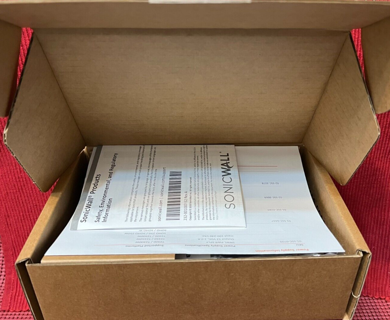 NIB SONICWALL 02-SSC-3069 TZ470/TZ370/T270, BILLION BA040-120300MAX Power Supply