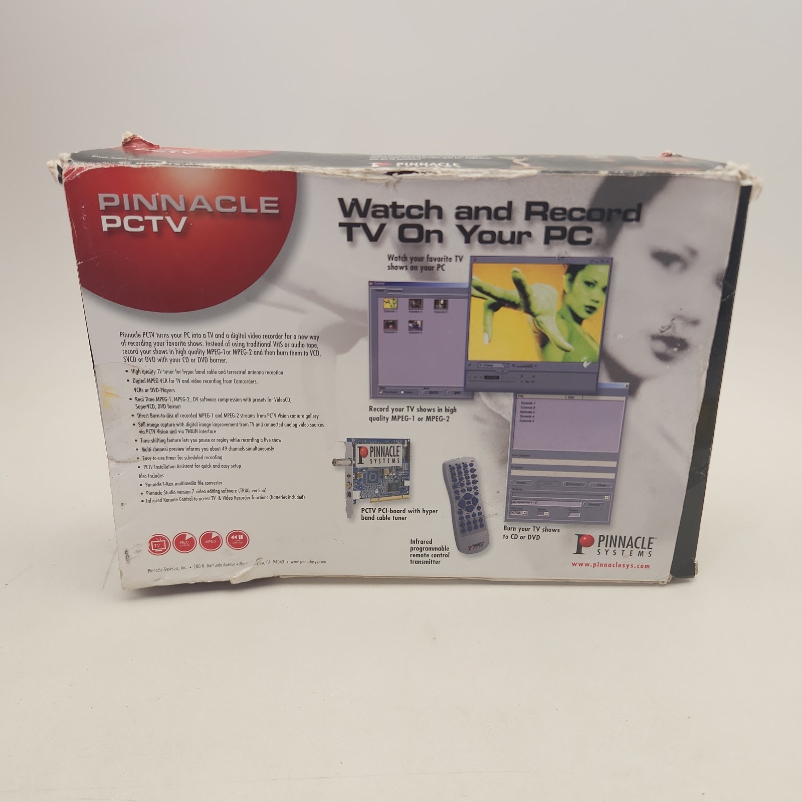 Pinnacle Systems Studio PCTV PCI Windows 95/98/Me/2000