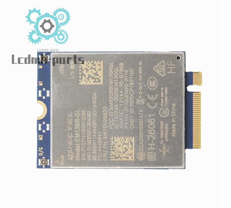 5W10V25820 For ThinkPad T14sX13 Yoga T14 T15 Gen 2 WAN QTL EM120R-GL 4G Module