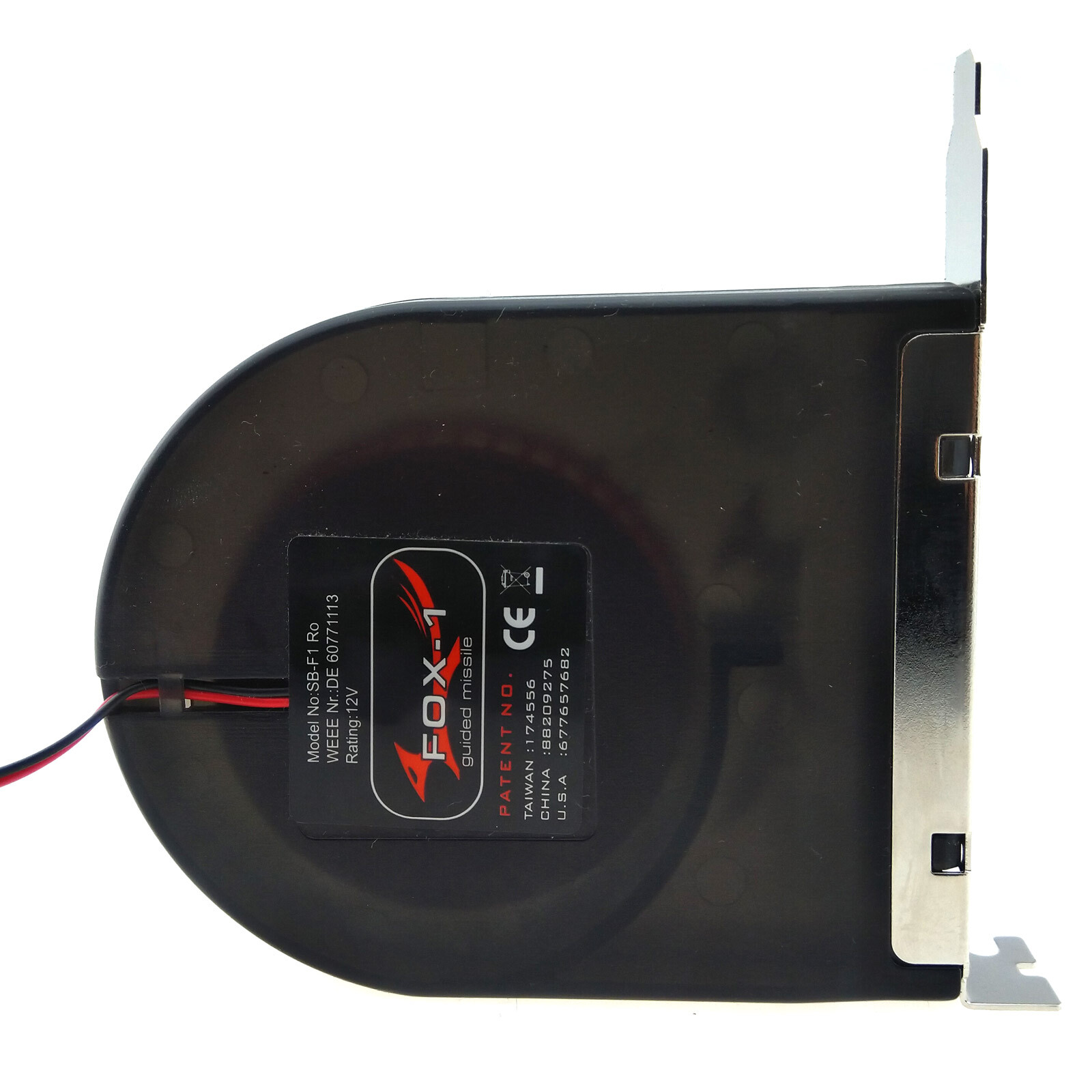 1X 4-pin Power 12V 2200rpm 42CFM PCI Slot Fan PC System Heat Air Exhaust Cooling