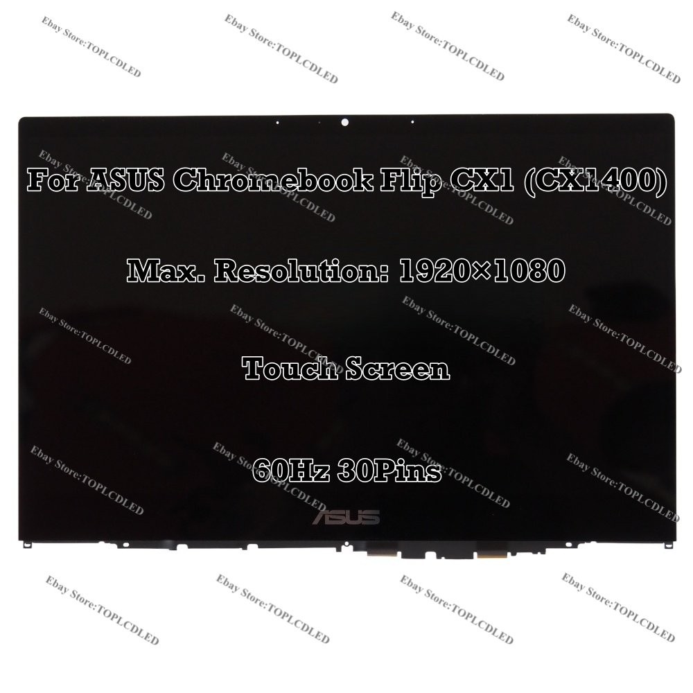 Für Asus Chromebook Flip CX1 CX1400CKA-DB44 FHD LCD Bildschirm Einheit Berühren
