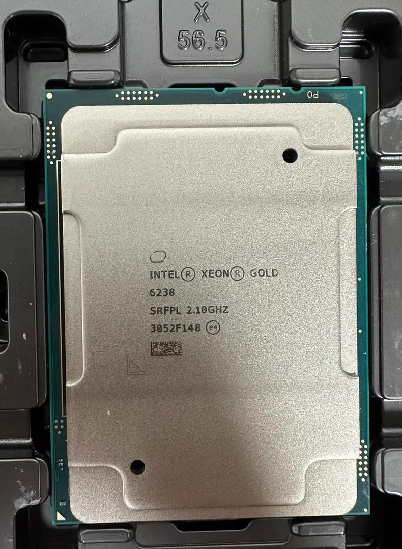 Intel Xeon Gold 6238 LGA3647 CPU Processor SRFPL 2.1GHz 22-Cores 140W 30.25MB