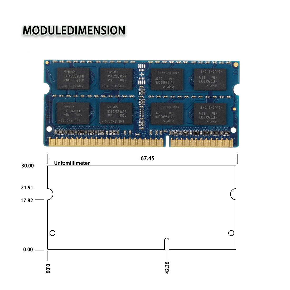 Hot 40GB 10x 4GB Lot DDR3 1066MHz 1066 PC3-8500S Hynix SODIMM Memory RAM #6H