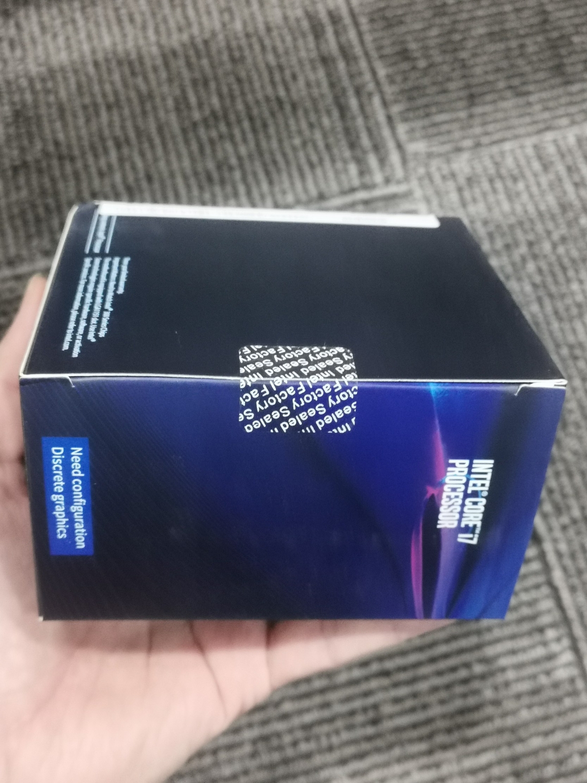 *NEW* Intel Core i7-9700F 9th Generation 8-core – 8-Threads 3.0 GHz 4.7 GHz CPU